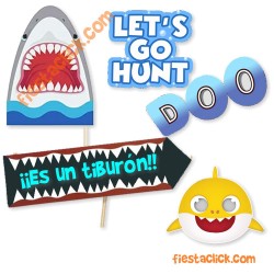 Baby Shark accesorios para foto (6)