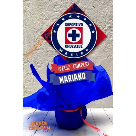 Cruz Azul Centro de Mesa