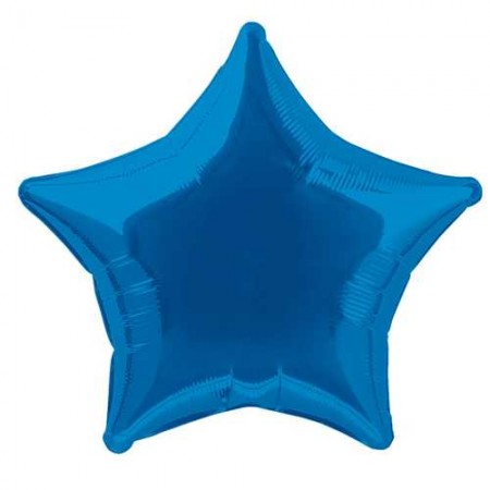 Azul Royal Globo metálico estrella (2)