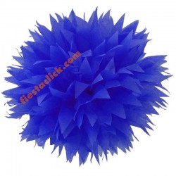 Azul Royal Pompon Papel china (3)