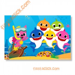 Baby Shark Banner  Personalizado 