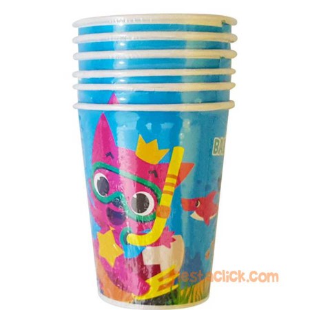 Baby Shark Vasos (6) 