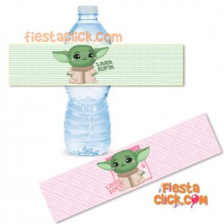 Mandalorian Etiqueta para botella (12)
