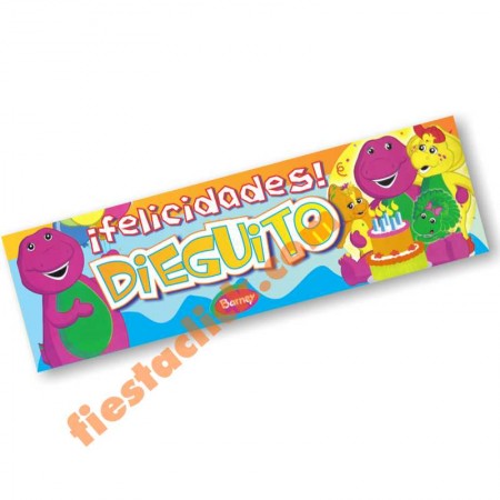 Barney Banner  Personalizado