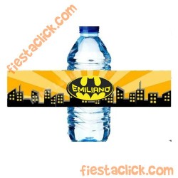 Batman Lego Etiqueta para botella (12) 