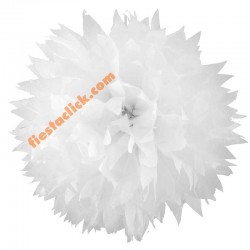 Blanco Pompon Papel china (3)