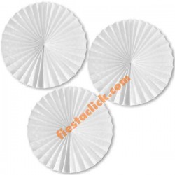 Blanco Roseton de Papel (3)