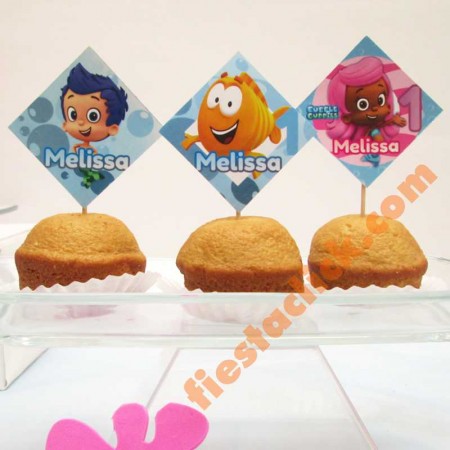 Bubble Guppies Decoracion de Cupcake (24)