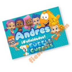 Bubble Guppies Banner  Personalizado