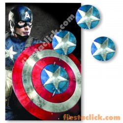 Capitan America Juego de Fiesta