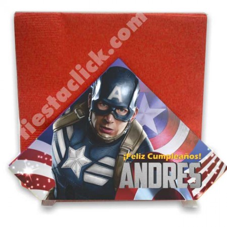 Capitan America Servilleteros  (4)