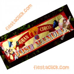 Circo Banner  Personalizado