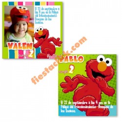 Elmo Invitacion digital personalizada 