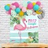 Flamingos Banner  Personalizado 