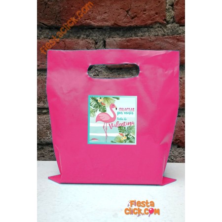 Flamingos Bolsa color personalizada (8)