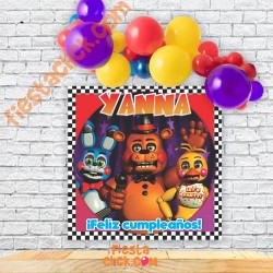 Five Nights at Freddys Banner  Personalizado 