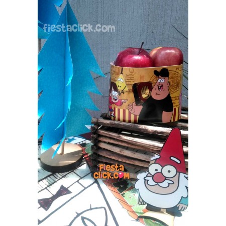 Gravity Falls Bowl cuadrado decorado