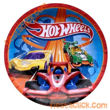 Hot Wheels plato pastelero (6)