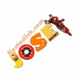 Ironman Letrero Personalizado