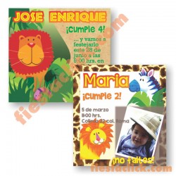 Jungla Invitación Personalizada (12)