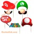 Mario Bros accesorios para foto