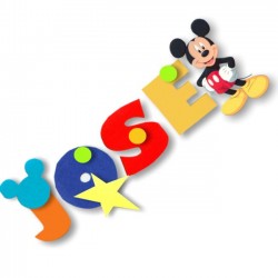 Mickey Letrero Personalizado