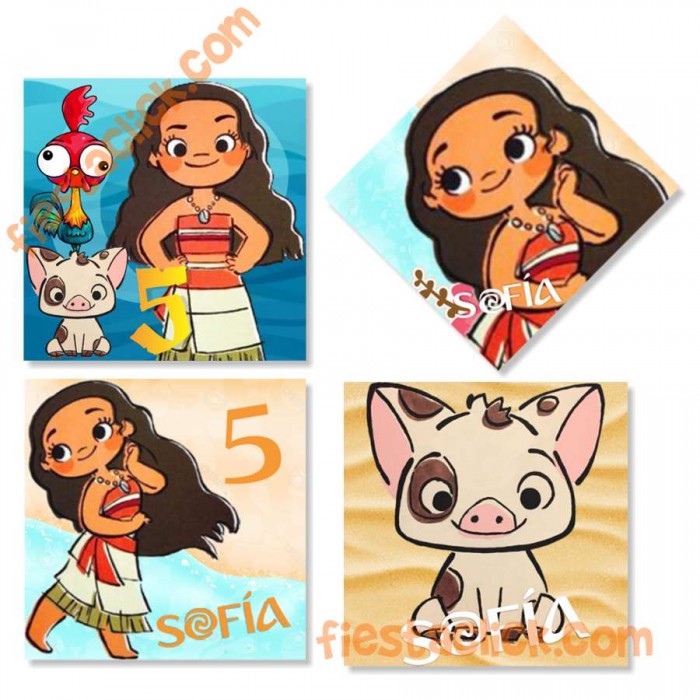 Moana Sticker especial (30)