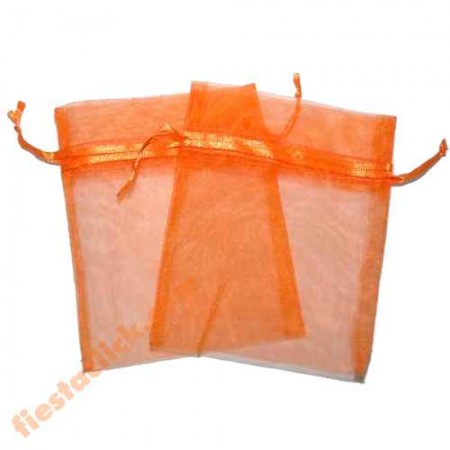 Naranja Bolsita de Organza (24)