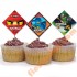 Ninjago Decoracion de Cupcake (24)