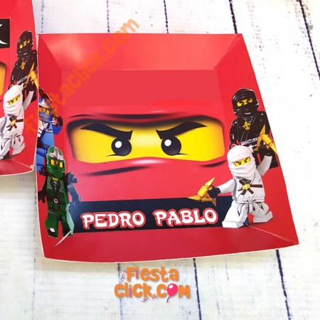 Ninjago Platos pastel(6)