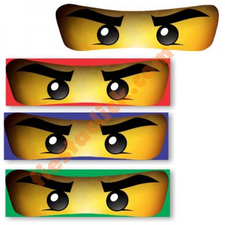 Ninjago Sticker Ojos (30)