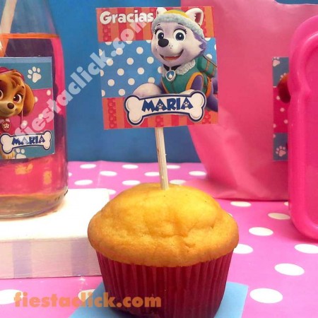  Paw patrol Decoracion de Cupcake (24) 