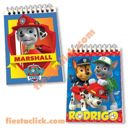 Paw patrol Mini notas (8) 