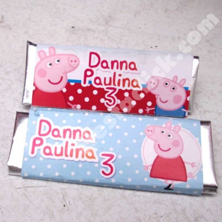 Peppa Pig Envoltura Chocolate grande(12)