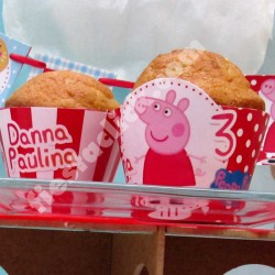 Peppa Pig Envoltura para Cupcake (12)