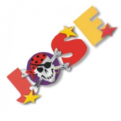 Piratas Letrero Personalizado
