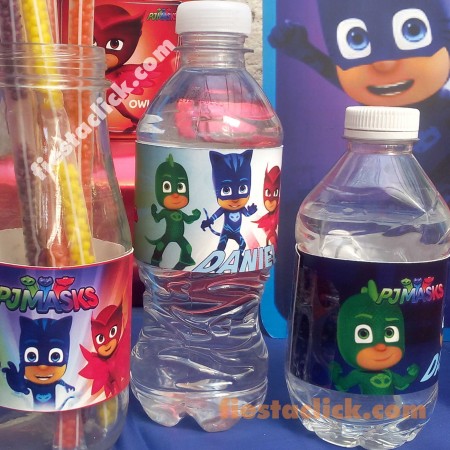 PJ Mask Etiqueta para botella (12) 