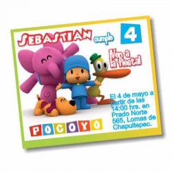 Pocoyo Invitacion digital personalizada 