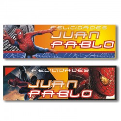 Spiderman Banner  Personalizado