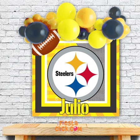 Steelers Banner  Personalizado 