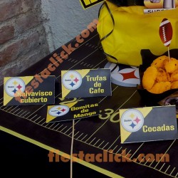 Steelers Tarjetas para Mesa de dulces