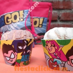 TeenTitans Envoltura para Cupcake (12)