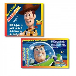 Toy Story Invitacion digital personalizada 