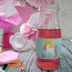 Unicornios Etiqueta para botella (12)