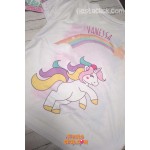 Unicornios playera personalizada 1