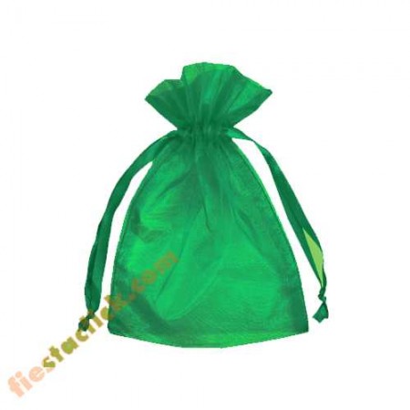 Verde Bosque Bolsita de Organza (24)