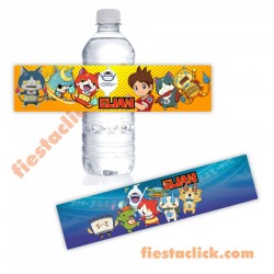 Yokai Watch Etiqueta para botella (12) 